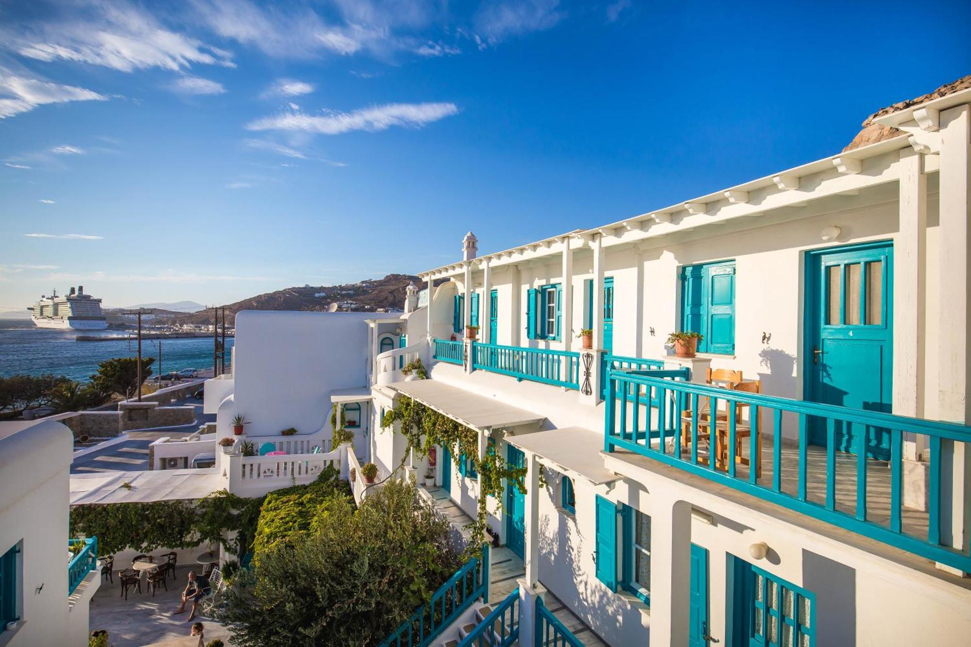Mykonos Town Pension Marias Sea View מראה חיצוני תמונה