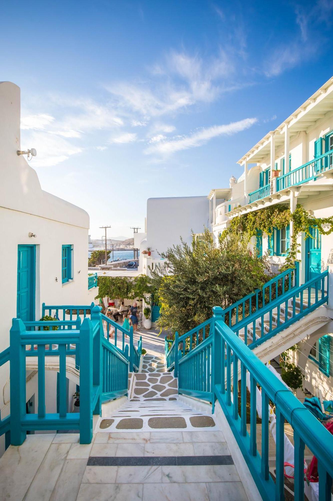 Mykonos Town Pension Marias Sea View מראה חיצוני תמונה